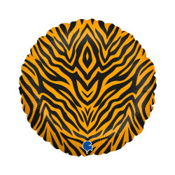  FOIL BALLOONS TIGER STRIPED 18 INCH