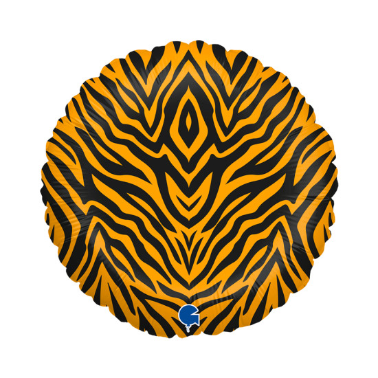 FOIL BALLOONS TIGER STRIPED 18 INCH