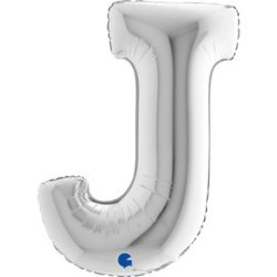 Letter "J" Silver 40inch