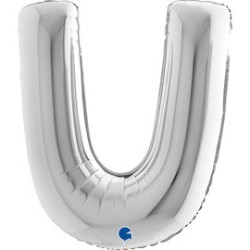 Letter "U" Silver 40inch