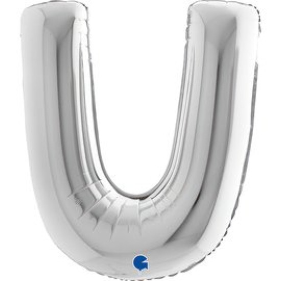 Letter "U" Silver 40inch