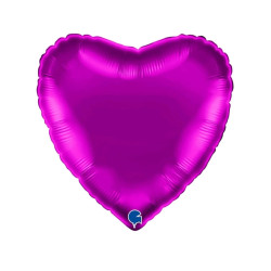 HEART PURPLE 18 INCH 