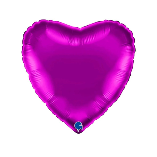 HEART PURPLE 18 INCH