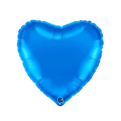 HEART BLUE 18 INCH 