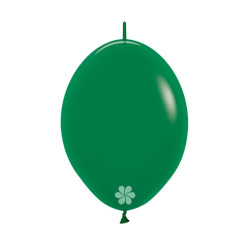 FASHION FOREST GREEN LATEX LINK-O-LOON BALLOONS 12 INCH 