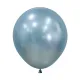 18 inch LATEX BALLOONS SILK ARCTIC BLUE - 6 Pcs