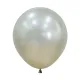18 inch LATEX BALLOONS SILK CREAM PEARL - 6 Pcs