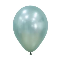 12 inch LATEX BALLOONS SILK COOL MINT - 50 PCS