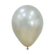 12 inch LATEX BALLOONS SILK CREAM PEARL - 50 PCS
