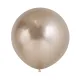 24 inch LATEX ROUND BALLOONS REFLEX CHAMPAGNE 