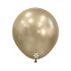 18 INCH LATEX BALLOONS SILK GOLD DUST 6 PCS