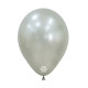 5 INCH SILK OYSTER WHITE LATEX ROUND BALLOONS 50 PCS