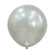 24 INCH LATEX  BALLOONS SILK OYSTER WHITE 3 PCS