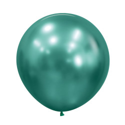 REFLEX AURORA GREEN LATEX ROUND BALLOONS 18 INCH 6 PCS 5 INCH 50 PCS 