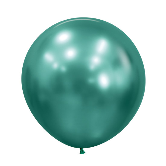 REFLEX AURORA GREEN LATEX ROUND BALLOONS 18 INCH 6 PCS 5 INCH 50 PCS