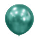 REFLEX AURORA GREEN LATEX ROUND BALLOONS 18 INCH 6 PCS 5 INCH 50 PCS