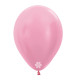 SATIN PINK LATEX ROUND BALLOONS 5 INCH 100 PCS