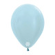 SATIN BLUE LATEX ROUND BALLOONS 5 INCH 100 PCS