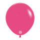 FASHION FUCHSIA LATEX ROUND BALLOONS 24 INCH 3 PCS