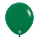 FASHION FOREST GREEN LATEX ROUND BALLOONS 18 INCH 6 PCS