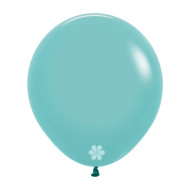  LATEX ROUND BALLOONS FASHION AQUAMARINE 24 INCH 3 PCS 