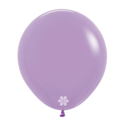 FASHION LILAC LATEX ROUND BALLOONS 18 INCH 6 PCS 