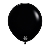 LATEX ROUND BALLOONS FASHION BLACK 24 INCH 3 PCS 