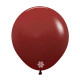24 inch LATEX ROUND BALLOONS FASHION IMPERIAL RED - 3Pcs