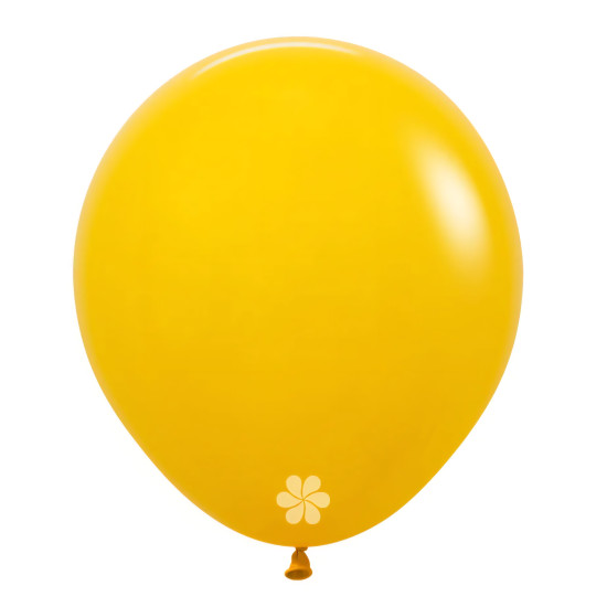 18 inch LATEX BALLOONS HONEY YELLOW – 6Pcs