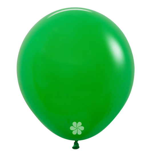 18 inch LATEX BALLOONS SHAMROCK GREEN – 6Pcs