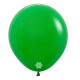 18 inch LATEX BALLOONS SHAMROCK GREEN – 6Pcs