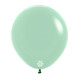 PASTEL DUSK GREEN TEA LATEX ROUND BALLOONS 24 INCH 3 PCS