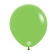 24 inch LATEX ROUND BALLOONS FASHION LIME GREEN - 3Pcs