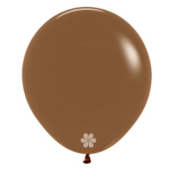 FASHION COFFEE LATEX ROUND BALLOONS 24 INCH 3 PCS 