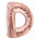 SC Letter D 0Rose Gold Shape 34 Inch