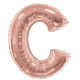 SC Letter C Rose Gold Shape 34 Inch