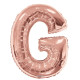 SC Letter G Rose Gold Shape 34 Inch