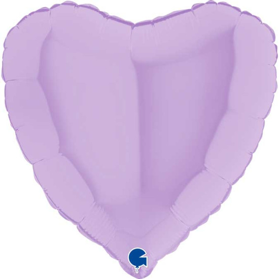 HEART MATTE LILAC 18 INCH