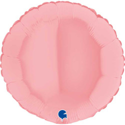 ROUND  MATTE PINK 18 INCH 