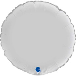  ROUND SATIN WHITE 18 INCH 