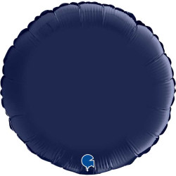  ROUND SATIN NAVY BLUE 18 INCH 