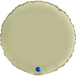  ROUND SATIN OLIVE 18 INCH 