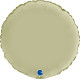 ROUND SATIN OLIVE 18 INCH