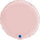 ROUND SATIN PASTEL PINK 18 INCH