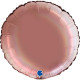 ROUND RAINBOW HOLOGRAPHIC CHROME ROSE 18 INCH