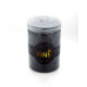 Foil confetti black jar 250g