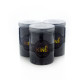 Foil confetti black jar 250g
